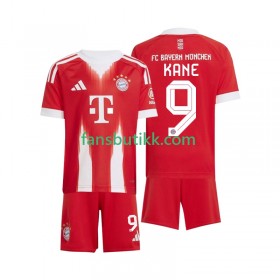 Fotballdrakt Bayern München Harry Kane 9 Barn Hjemmetrøye 2025-2026 Kortermet